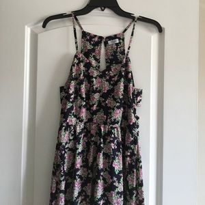 Maxi lavender floral dress